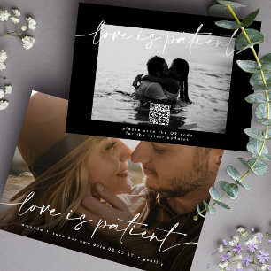 Reserve A Data Adiamento do casamento Alterar a data QR CODE Foto