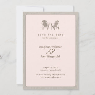 Reserve A Data Adirondack preside Casamento Salvar Data