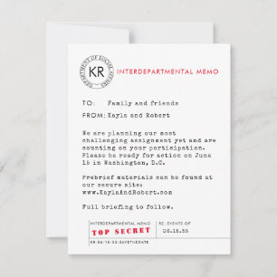 Reserve A Data Agente Secreto Espião Salvar a Data