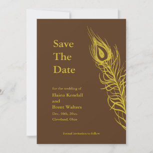 Reserve A Data Agite suas unhas Guarde a data marrom