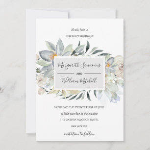 Reserve A Data Aguarela floral macia do quadro do prado pairoso