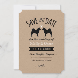 Reserve A Data Alaskan Malamute Silhouettes Casou Salve a Data