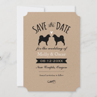 Reserve A Data Alaskan Malamute Silhouettes Casou Salve a Data