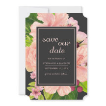 Alcatrão tropical de aquarela Floral