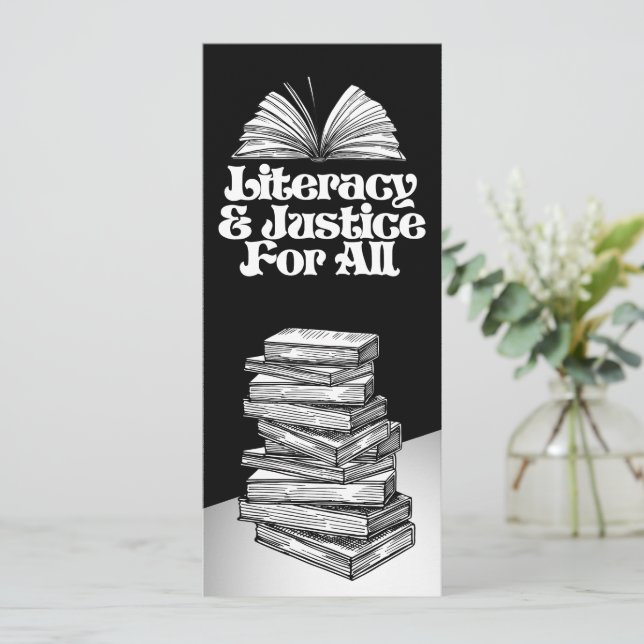 Reserve A Data Alfabetização e Justiça para Todos (Em pé/Frente)