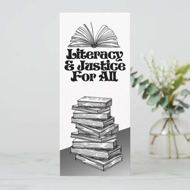 Reserve A Data Alfabetização e Justiça para Todos (Em pé/Frente)