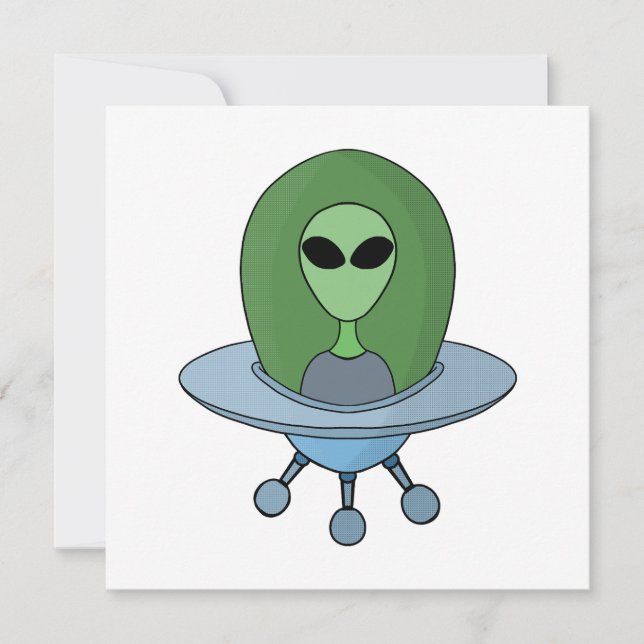 Reserve A Data Alienígena em sua nave espacial (Frente)