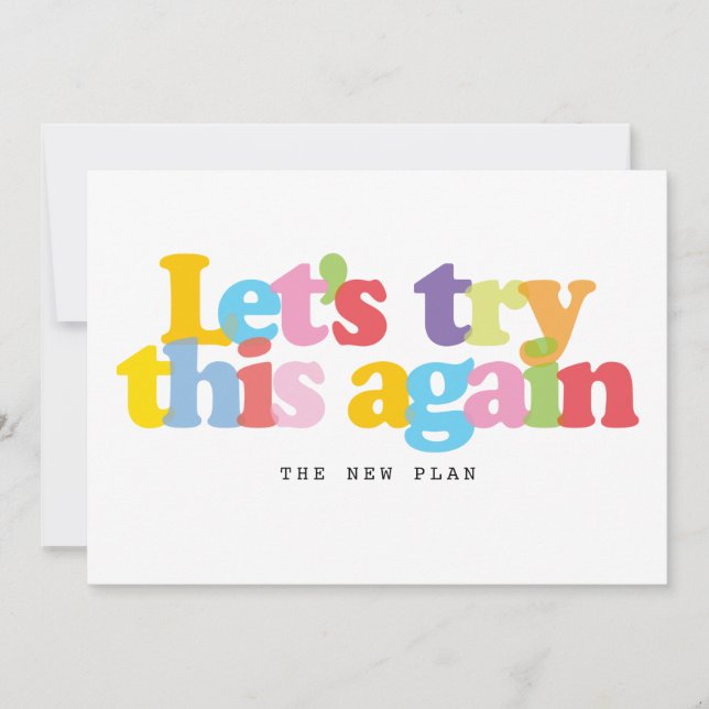 Reserve A Data Alteração de Data Adiada Evento Cancelado (Frente)