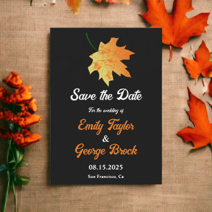 Reserve A Data Altura Laranja Elegante Deixa Casamento Floral Neg