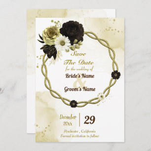 Reserve A Data Amarelo dourado marrom coroa floral