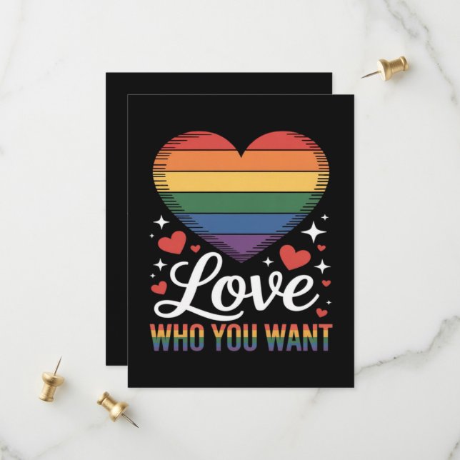 Reserve A Data Ame Quem Você Quer Orgulho Gay LGBT (Frente/Verso In Situ)