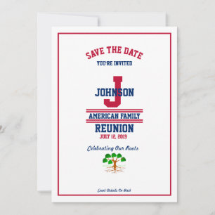 Reserve A Data American ou State Family Reunion Red White Blue