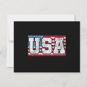 Reserve A Data Americano EUA Bandeira dos EUA 4 de Julho