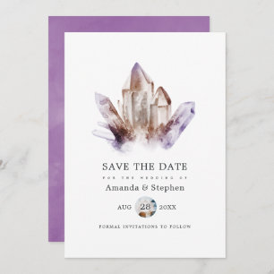 Reserve A Data Ametyst Crystal Wedding