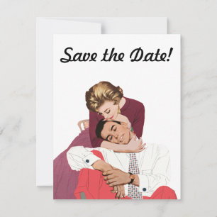 Reserve A Data Amor e Romance Vintage, Recém-Casados Marquem a Da