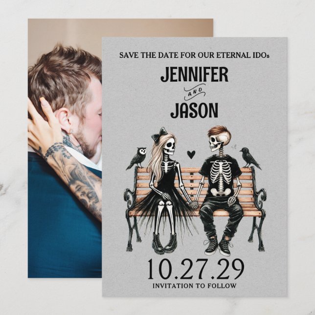 Reserve A Data Amor eterno salve a data (Frente/Verso)