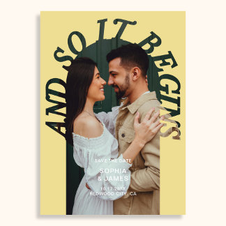 Reserve A Data And So It Begins Arch Photo Citrus Wedding