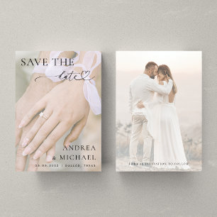 Reserve A Data Anel de Noivado Personalizado Foto Desbotada Desbo