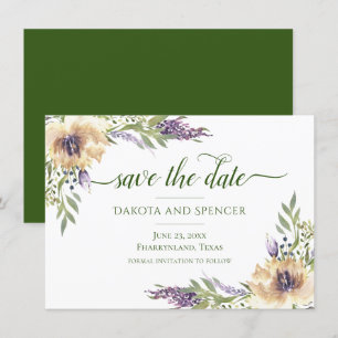 Reserve A Data Anemone Lavanda Roxo Creme Boho Greenery Floral