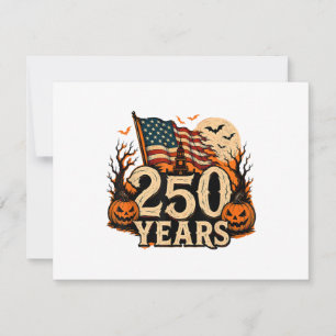 Reserve A Data Aniversário de 250 anos do Halloween EUA 1776-2026