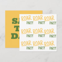 Aniversário de Animais da Festa Roar