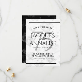 Reserve A Data Aniversário de Casamento de Diamante Elegante 75