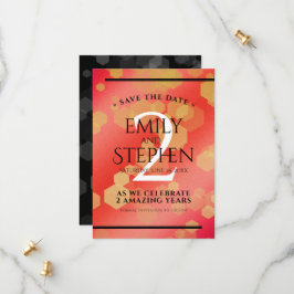 Reserve A Data Aniversário de Casamento de Garnet do segundo Eleg