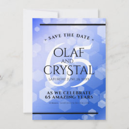 Reserve A Data Aniversário de Casamento do Sapphire Azul 65