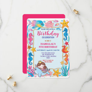 Reserve A Data aniversário de unicórnio do peixe narwhal da serei