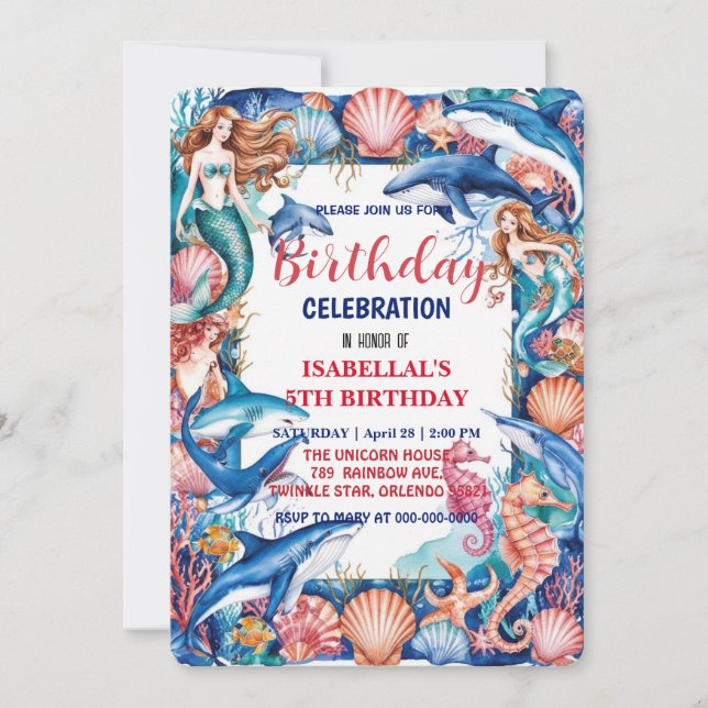 Reserve A Data Aniversário do tubarão-da-baleia-branca-baleia-bra (Frente)