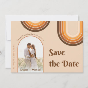 Reserve A Data Anos setenta retrorreflectores Rainbow Boho Arch P