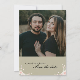 Reserve A Data Antique Sage Green Whispered Petals Elegant photo