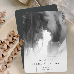 Reserve A Data Ao quadrado   Foto Vertical Moderna Simples