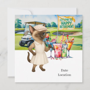 Reserve A Data Aposentação de Golfe para Invasores de Gato Siames