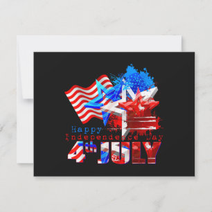 Reserve A Data Aproveite Camisetas USA 4 de Julho Legal Feliz Ind
