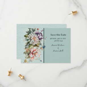 Reserve A Data Aqua Floral Lawn Wedding