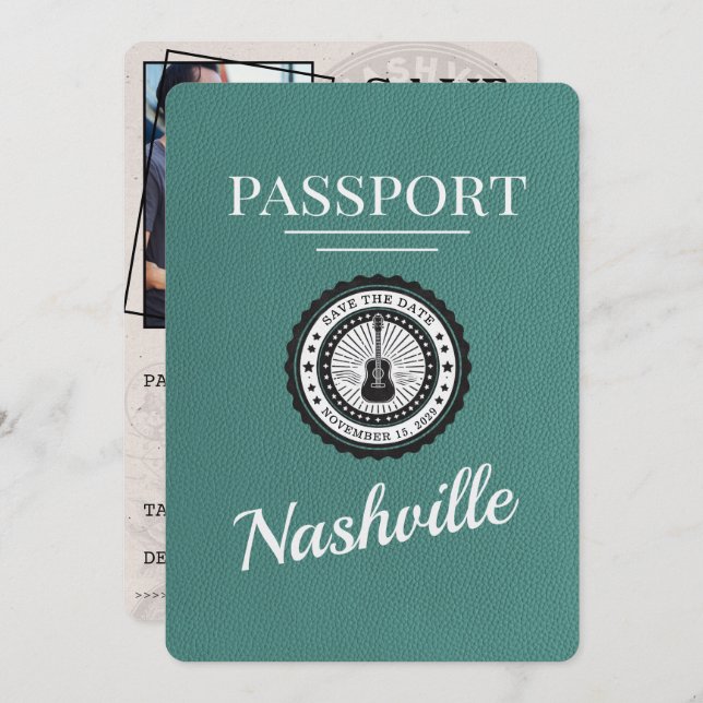 Reserve A Data Aqua Nashville Passport Salvar a Data (Frente/Verso)