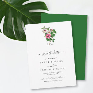 Reserve A Data Aquarela Hibisco Tropical Casamento de Verão