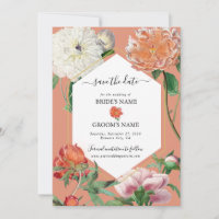 Aquarela Peônias Rosadas Flores Casamento