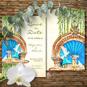 Reserve A Data Arco Azul Barroco Casamento Mexicano