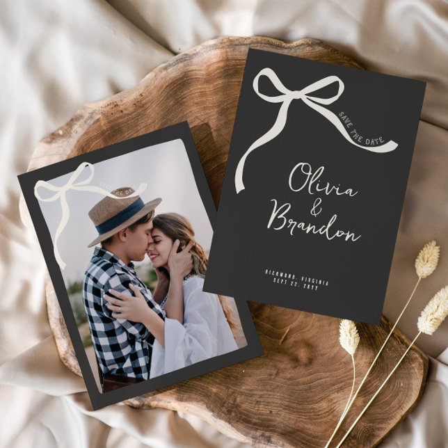 Reserve A Data Arco branco e branco preto desenhado à mão (Criador carregado)