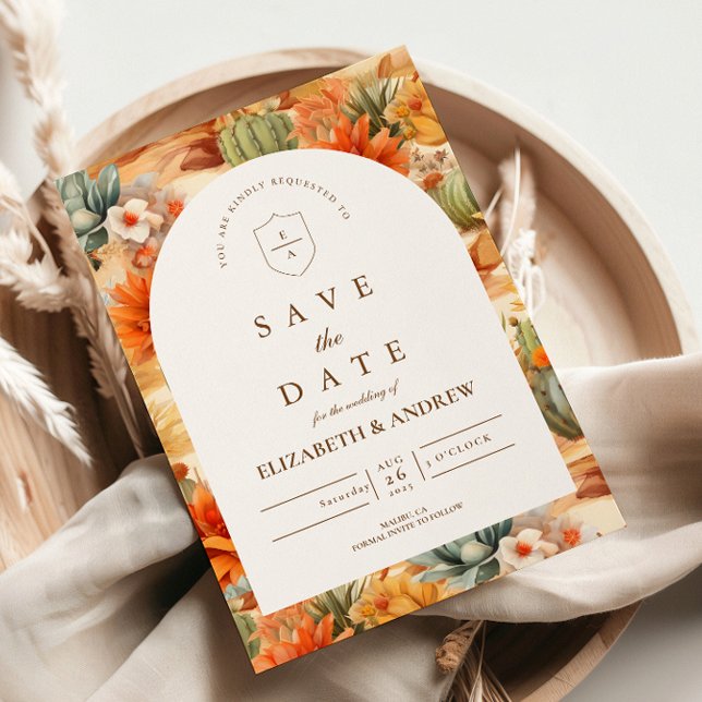 Reserve A Data Arco de Casamento Floral do Deserto (Criador carregado)