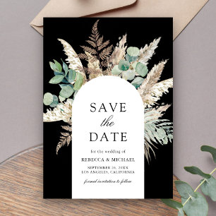 Reserve A Data Arco de Eucalipto das Pampas Rústicas Casamento Pr