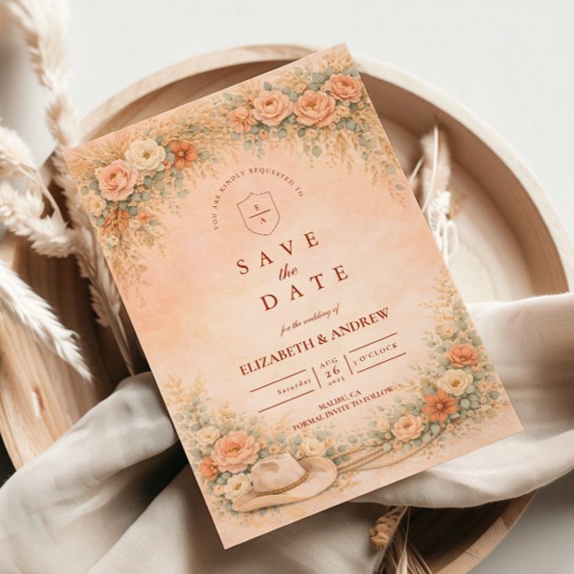 Reserve A Data Arco de Jardim Rústico de Cowgirl para Casamento (Criador carregado)