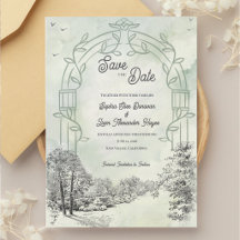 Arco de Jardim Verde Salvia Casamento