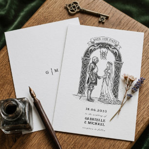 Reserve A Data Arco de Noiva Noivo Cavaleiro Gótico Medieval