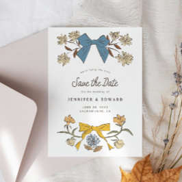 Reserve A Data Arcos e Brilhos Amarelo Azul