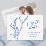 Reserve A Data Armamento Mínimo Moderno da Cidade de Ocean Maryla<br><div class="desc">Anuncie seu casamento costeiro com nossos marinhos azuis da Baía de Chesapeake, Cartões salve a data temáticos do Zazzle! Com detalhes refinados e um toque de charme costeiro, estas cartas capturam perfeitamente a essência do seu casamento Ocean City, Maryland. Com marcos icônicos como o Grand Hotel, Ocean Pines Yacht Club,...</div>