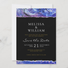 Reserve A Data Art Wedding Black Blue