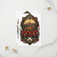 Arte de Parede de Futebol Marroquino Vintage | Tel